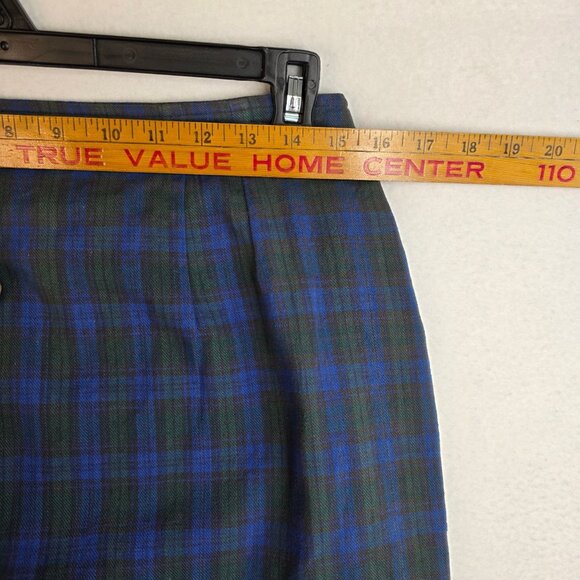 90s Woolrich Wrap Kilt Skirt L Cotton Tartan Plaid Tie Waist Vintage Deadstock - Picture 7 of 8